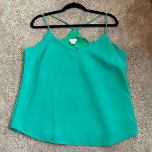 NWT J. Crew Factory Scallop-Hem Cami